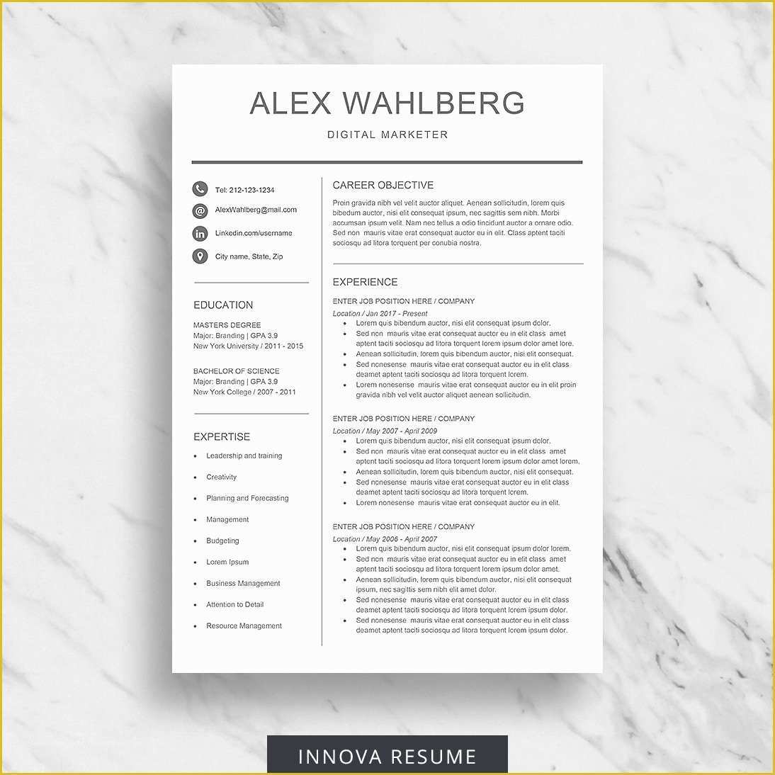 Minimalist Resume Template Free Download Of Resume and Template 52 Splendi Resume Template Minimalist
