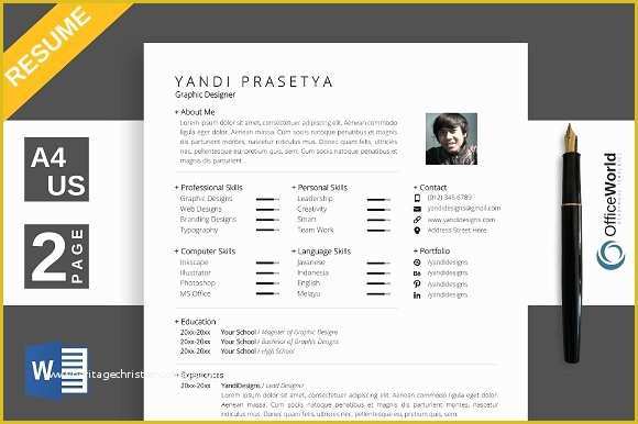 Minimalist Resume Template Word Free Of Minimalist Resume Cv Ms Word Resume Templates