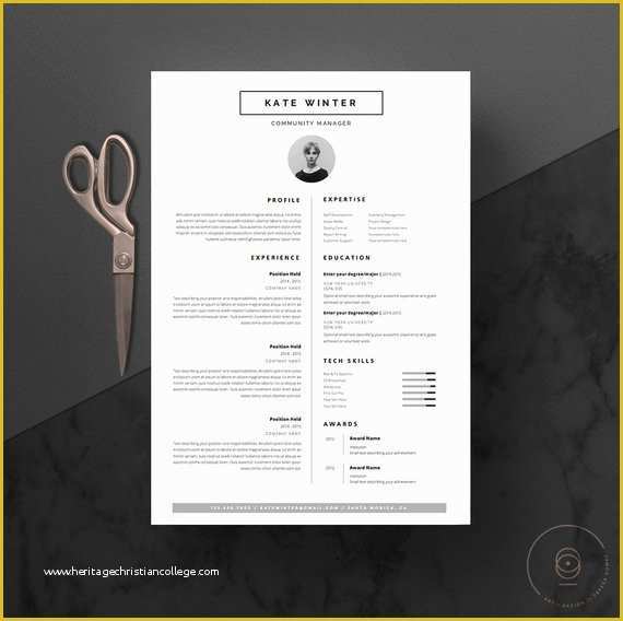Minimalist Resume Template Word Free Of Minimalist Resume Template & Cover Letter Icon Set for
