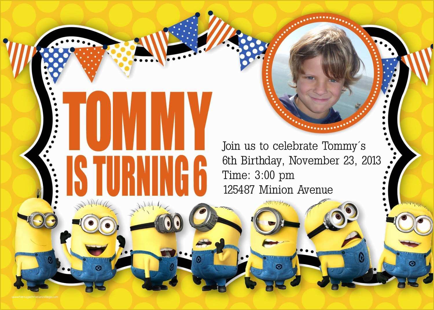 Minion Birthday Invitations Templates Free Of 40th Birthday Ideas Minion Birthday Invitations Templates