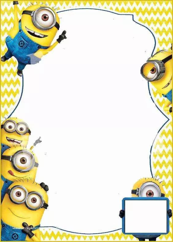 Minion Birthday Invitations Templates Free Of Minion Invitations Template Design