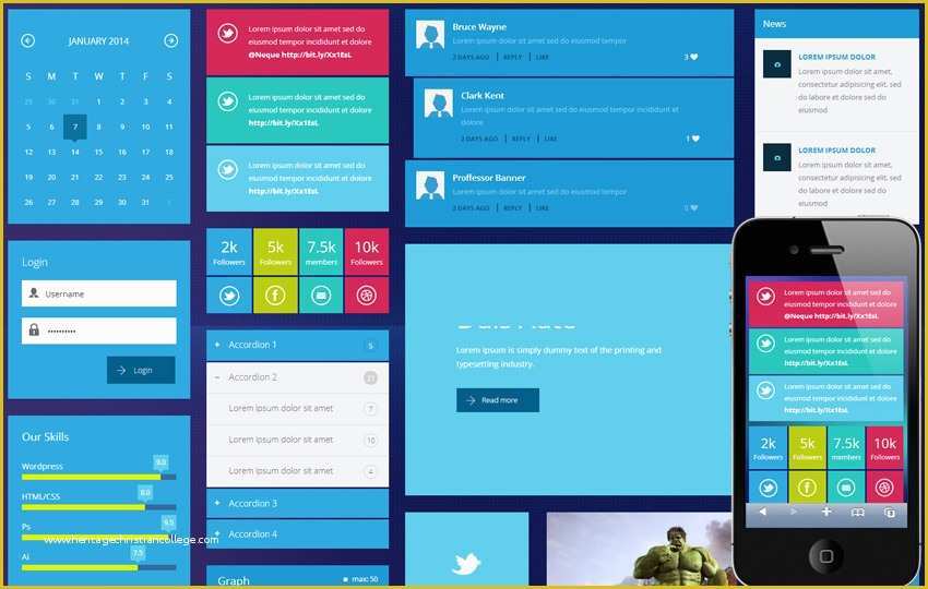 53 Mobile App HTML Template Free