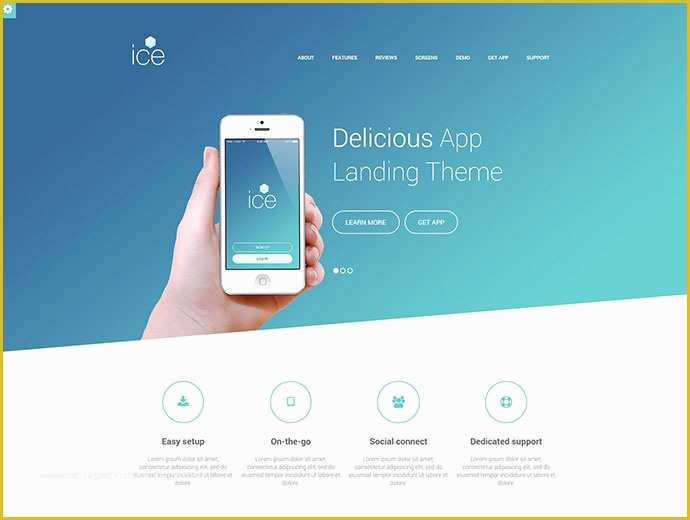Mobile App HTML Template Free Of 20 Best HTML Mobile App Landing Page Templates