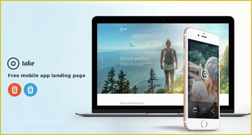 Mobile App HTML Template Free Of Mobile App Website Archives