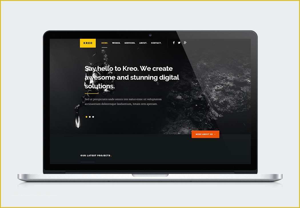 Mobile Compatible Website Template Free Download Of Kreo