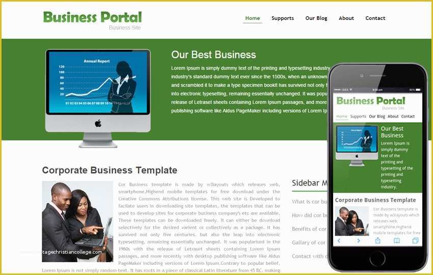 Mobile Website Templates Free Download Of Business Portal Website Templates Free Resale A E
