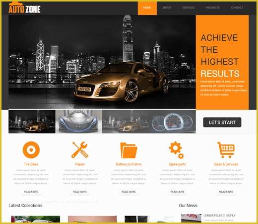 Mobile Website Templates Free Download Of Free Download Autozone Mobile Website Template Fptemplates