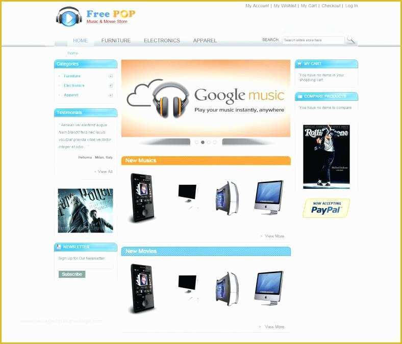 Mobile Website Templates Free Download Of Line Store Website Templates E Merce Free Plant