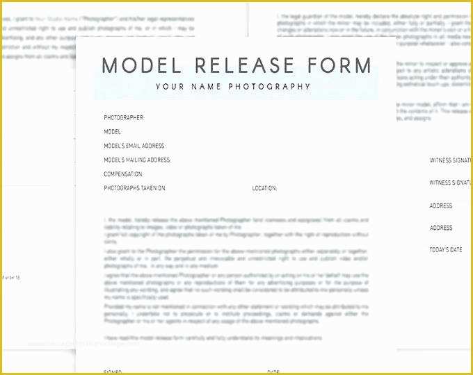 Model Release Template Free Of Model Release form Medium Size Template Uk
