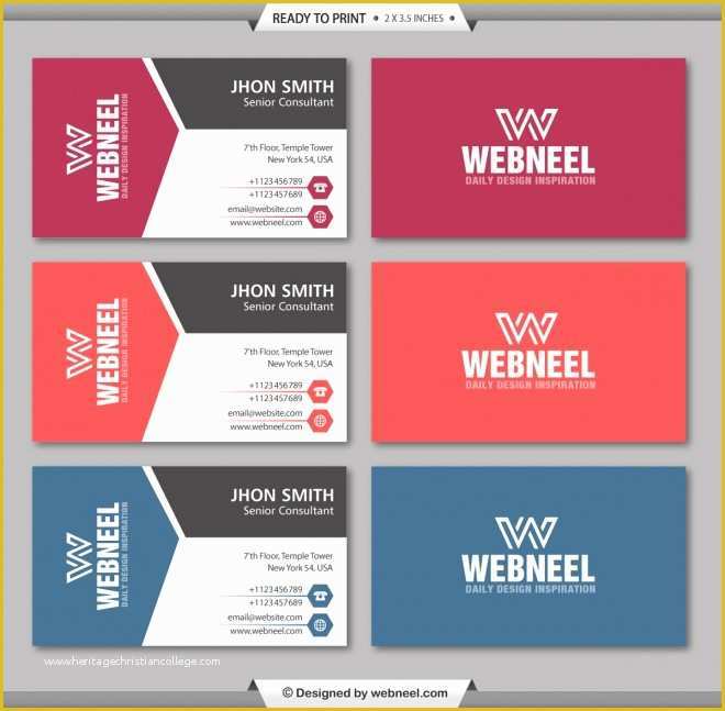 Modern Business Cards Templates Free Download Of 15 Creative and Simple Business Card Design Templates