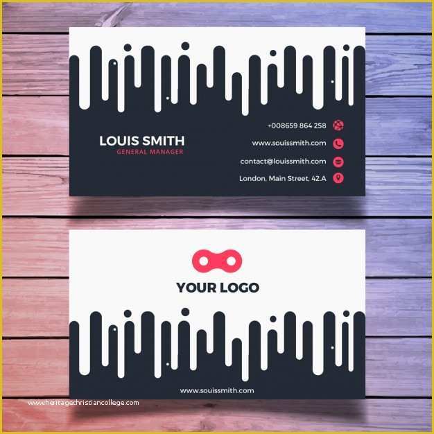 Modern Business Cards Templates Free Download Of 20 Professional Business Card Design Templates for Free