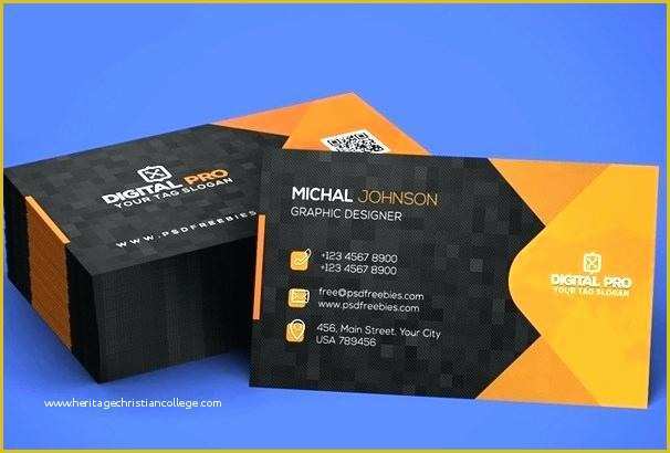 Modern Business Cards Templates Free Download Of Free Business Card Template for Downloads Modern Corporate