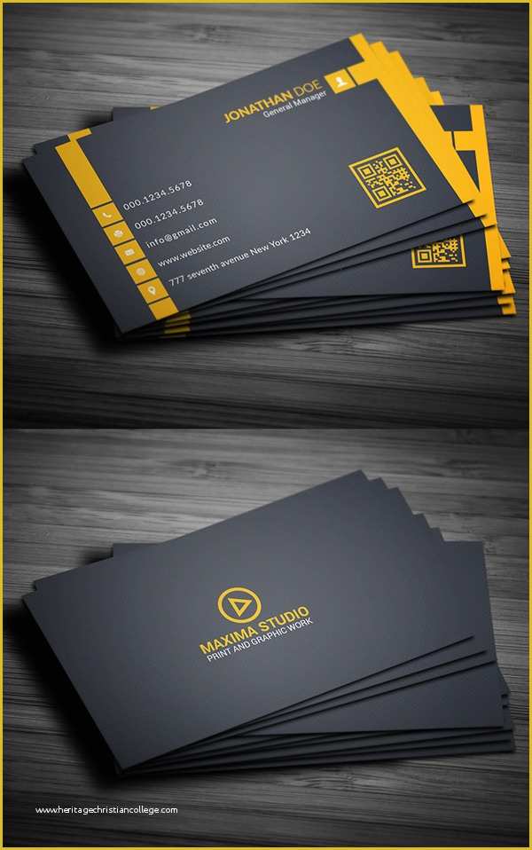 Modern Business Cards Templates Free Download Of Free Business Card Templates Freebies