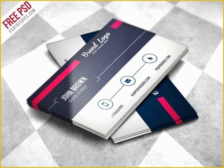 Modern Business Cards Templates Free Download Of Modern Business Card Design Template Free Psd Download