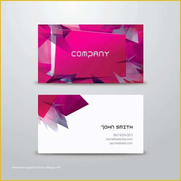 Modern Business Cards Templates Free Download Of Modern Business Card Design Template Vector