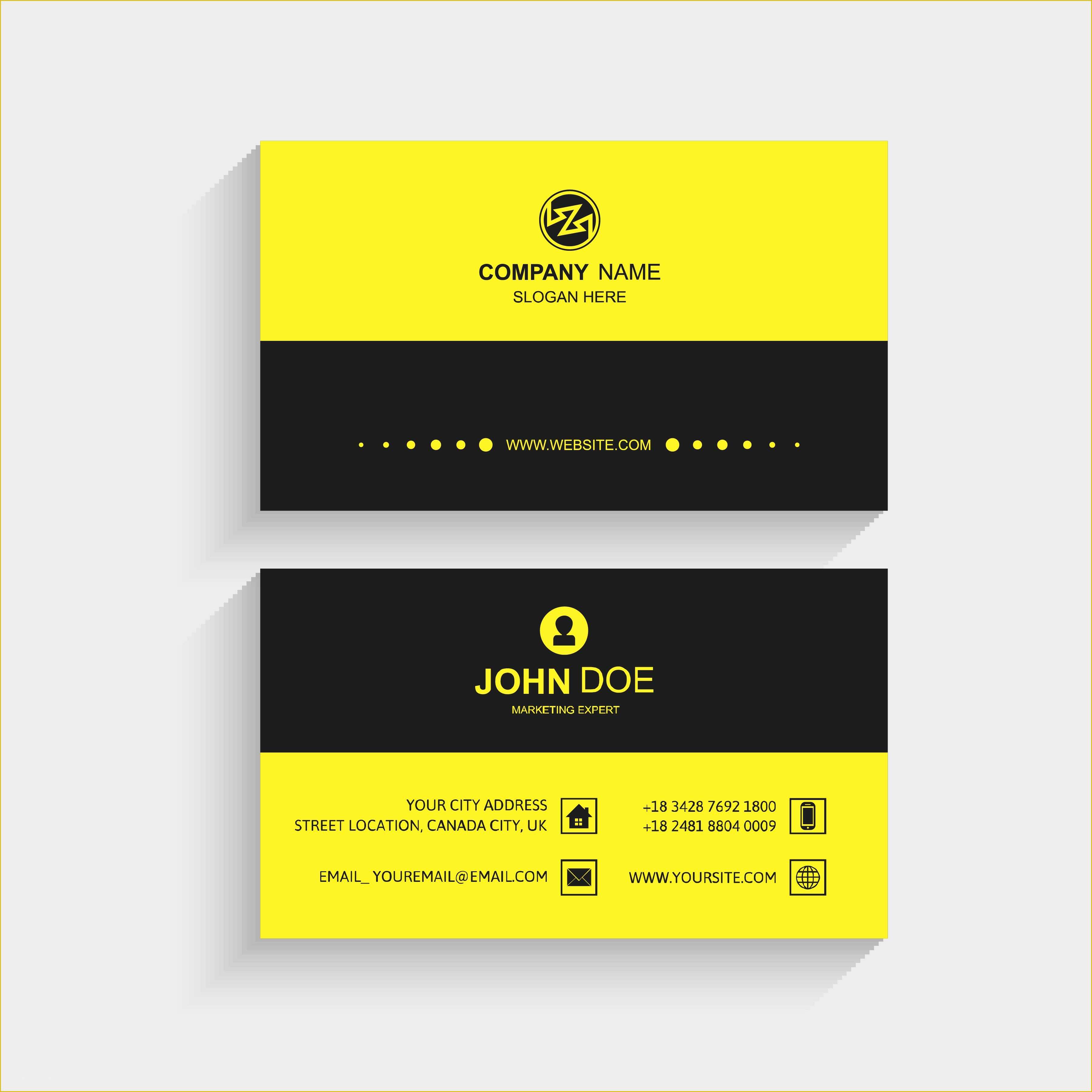 Modern Business Cards Templates Free Download Of Modern Business Card Template Design Download Free
