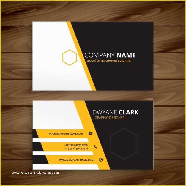 Modern Business Cards Templates Free Download Of Modern Business Card Template Vector