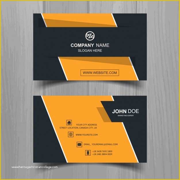Modern Business Cards Templates Free Download Of Modern Business Card Template Vector