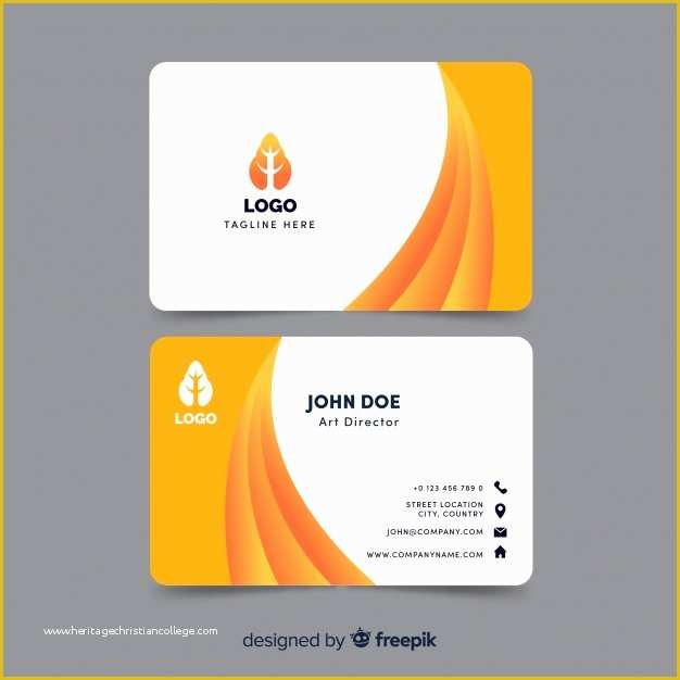Modern Business Cards Templates Free Download Of Modern Business Card Template with Abstract Design Vector