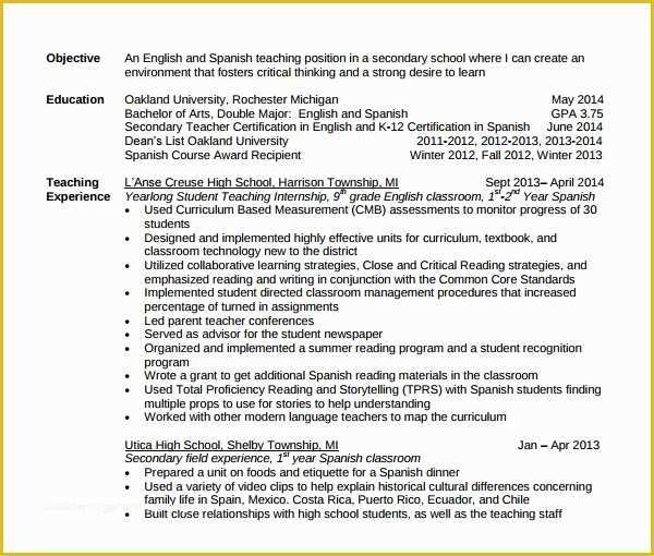 Modern Curriculum Vitae Template Free Of 27 Cv Samples