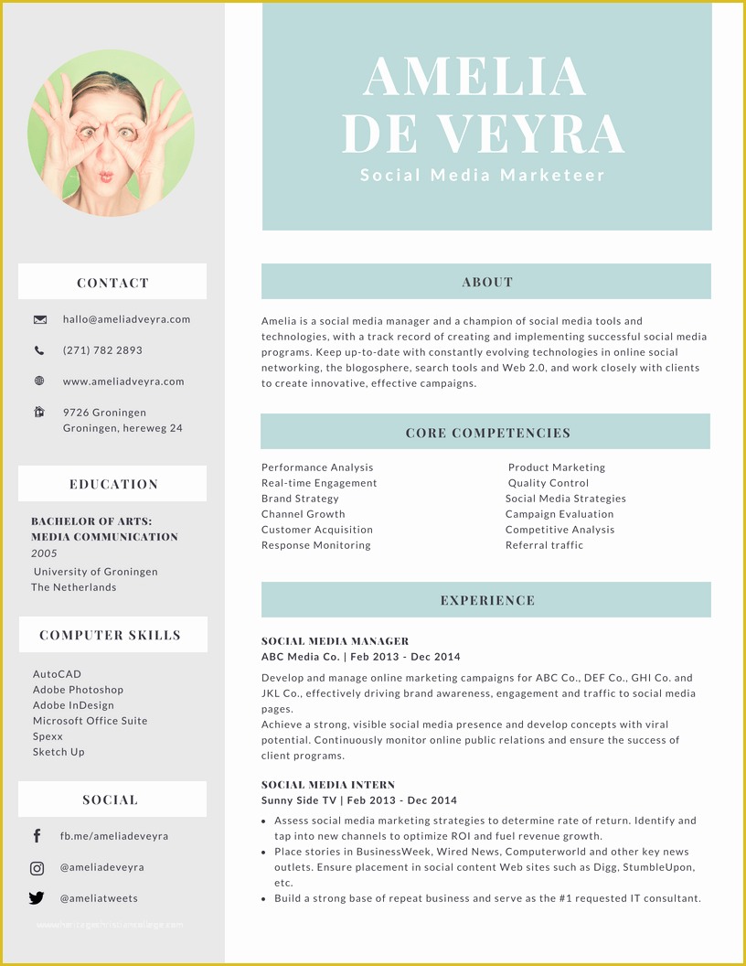 Modern Curriculum Vitae Template Free Of Cv Maken Alles Wat Je Moet Weten Handige Voorbeelden