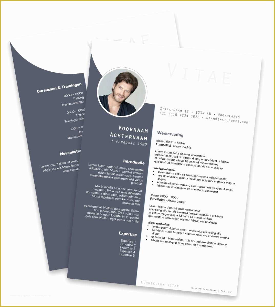 Modern Curriculum Vitae Template Free Of Modern Curriculum Vitae Laten Maken Met Modern Cv Word