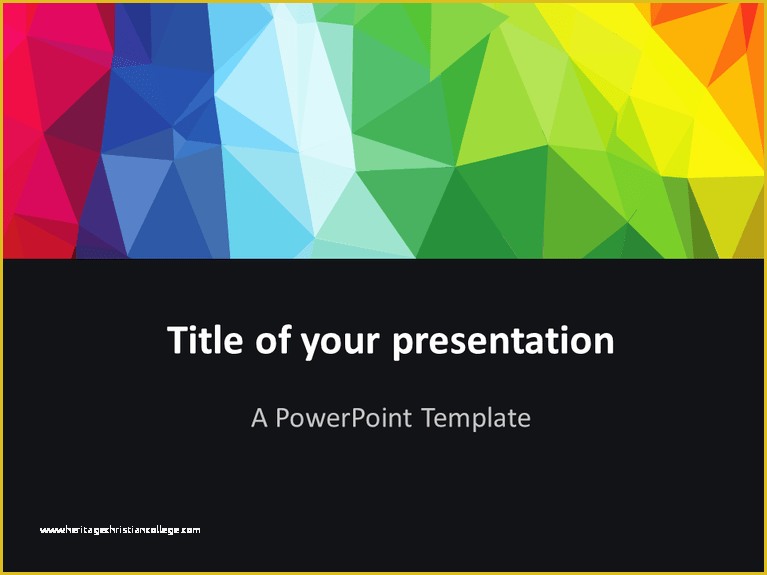 Modern Powerpoint Templates Free Download Of Modern Polygons Powerpoint Template Presentationgo