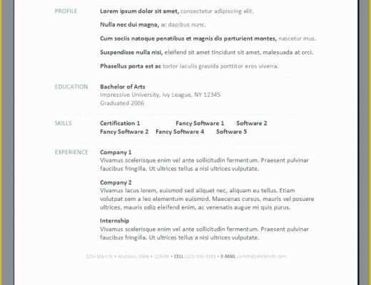 Modern Resume Template Free Download Of Contemporary Resume Templates Free Modern Resume Templates