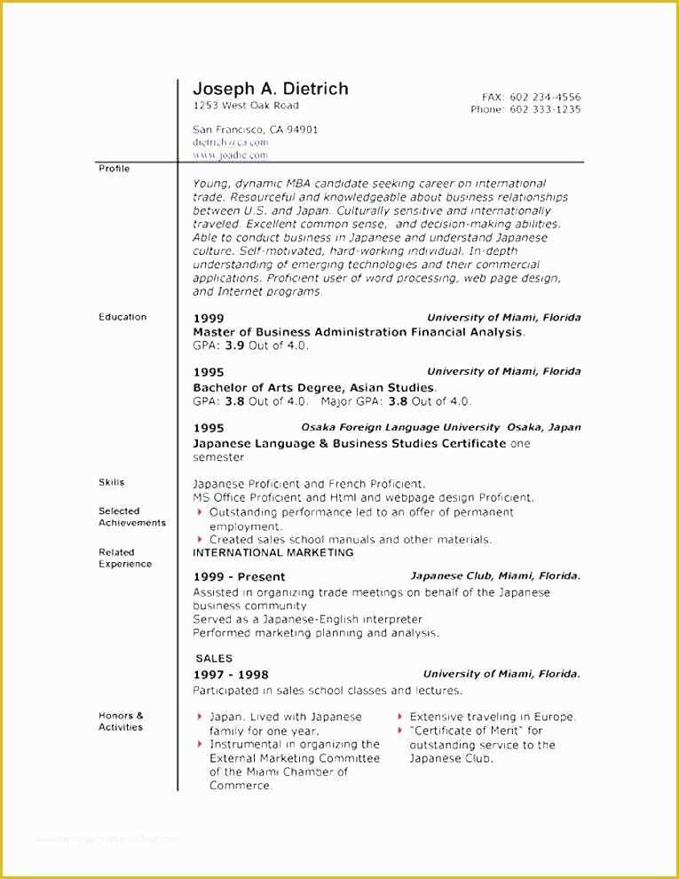 Modern Resume Template Microsoft Word Free Download Of Download Free Resume Templates for Microsoft Word Federal