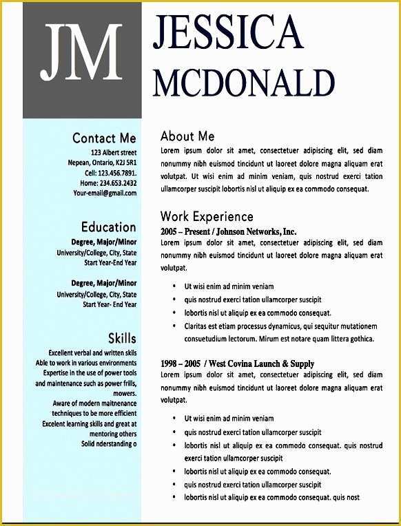 Modern Resume Template Microsoft Word Free Download Of Free Modern Resume Templates Word Websitereports196 Web