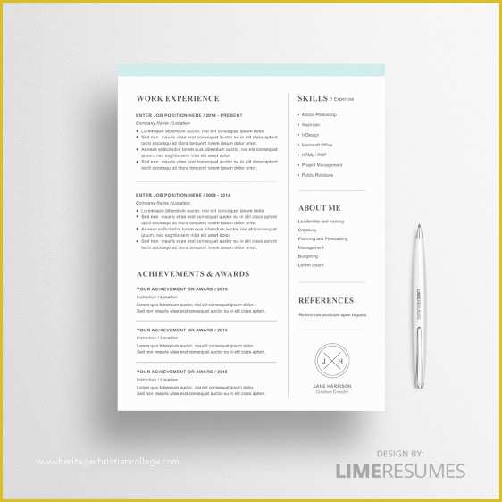 Modern Resume Template Microsoft Word Free Download Of Modern Resume Template for Microsoft Word Limeresumes
