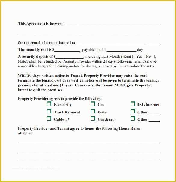 Month to Month Rental Agreement Template Free Of 8 Month to Month Lease Agreements – Samples Examples