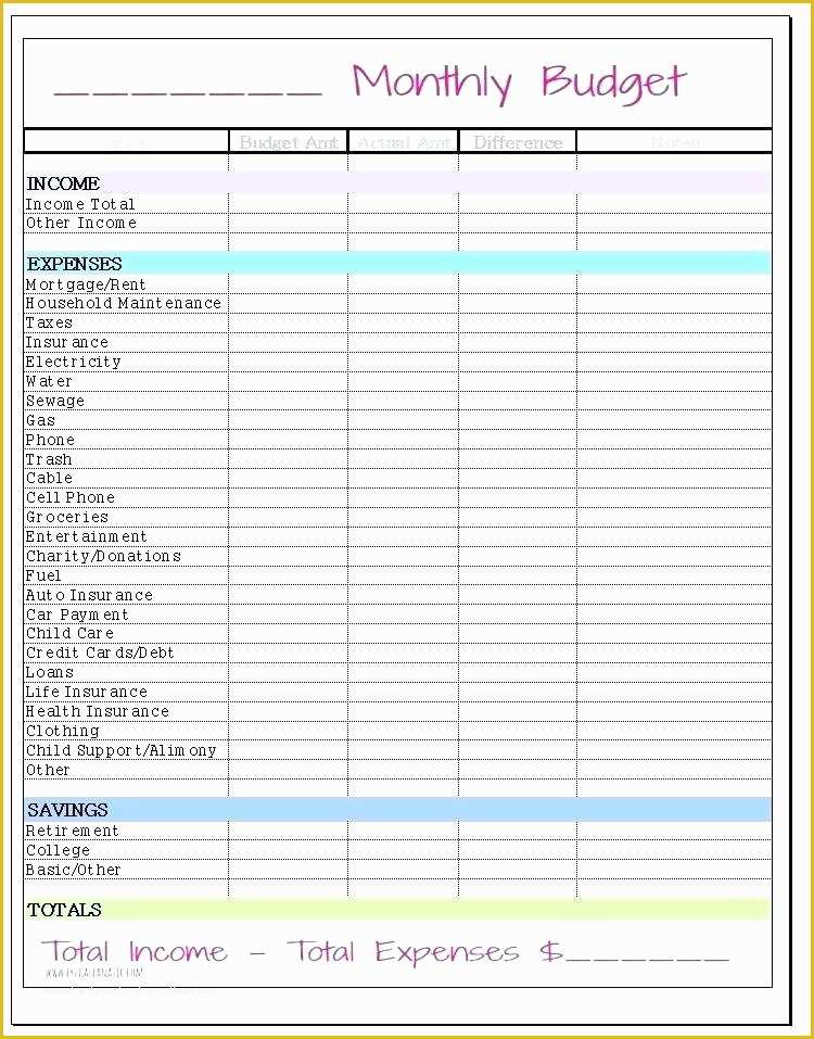 Monthly Budget Sheet Template Free Of Home Bud Spreadsheet Excel Household Worksheet Template