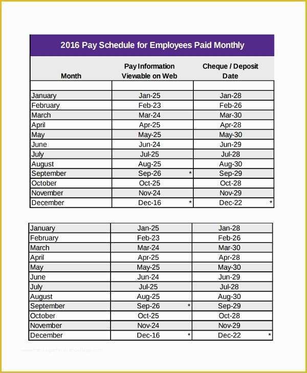 Monthly Employee Schedule Template Free Of 8 Staff Schedule Templates