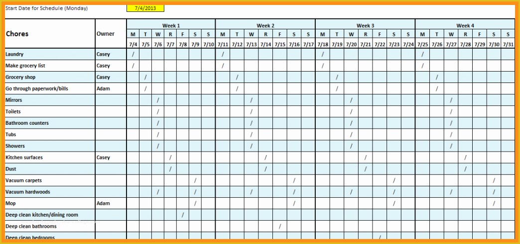 Monthly Employee Schedule Template Free Of Monthly Employee Schedule Template