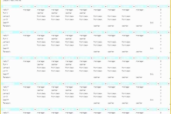 Monthly Shift Schedule Template Excel Free Of Employee Schedule Excel Template Free Employee Scheduling