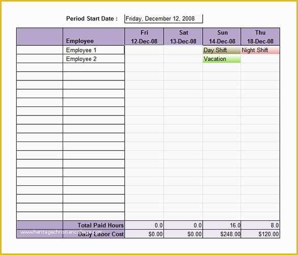 Monthly Shift Schedule Template Excel Free Of Employee Shift Schedule Template 15 Free Word Excel