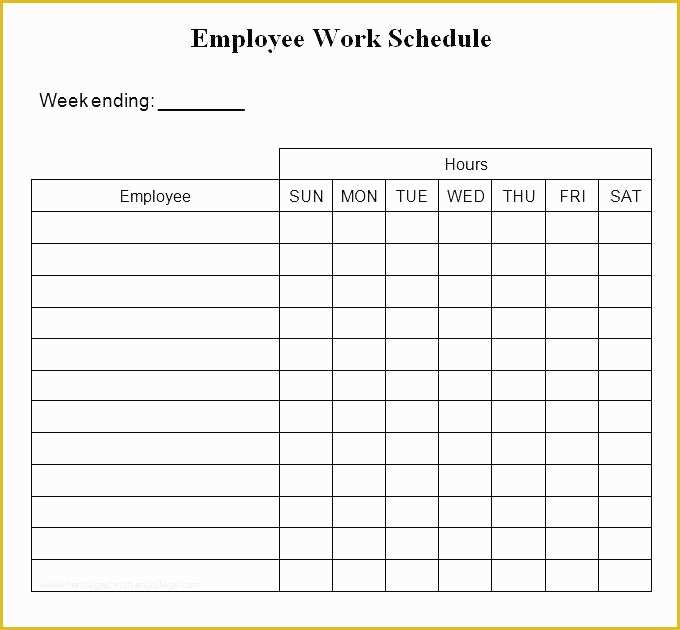 Monthly Shift Schedule Template Excel Free Of Excel Weekly Schedule Template Monthly Employee Work Shift