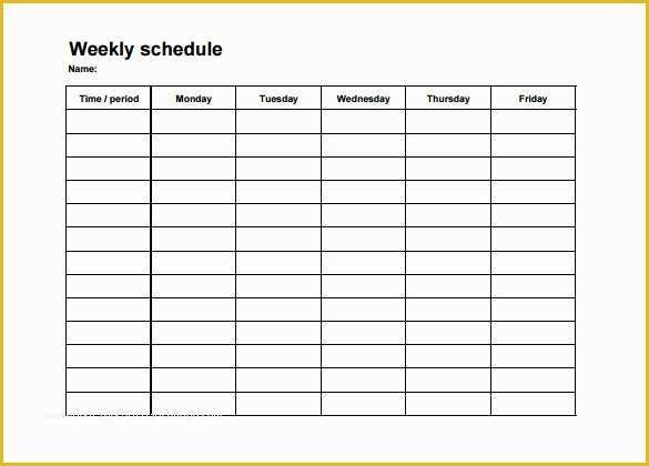 Monthly Shift Schedule Template Excel Free Of Weekly Employee Shift Schedule Template Excel