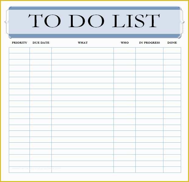 Monthly to Do List Template Free Of 40 Printable to Do List Templates