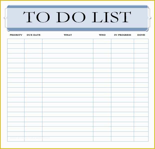 Monthly to Do List Template Free Of 40 Printable to Do List Templates