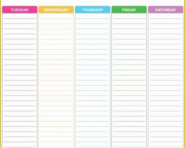 Monthly to Do List Template Free Of Cute Weekly to Do List