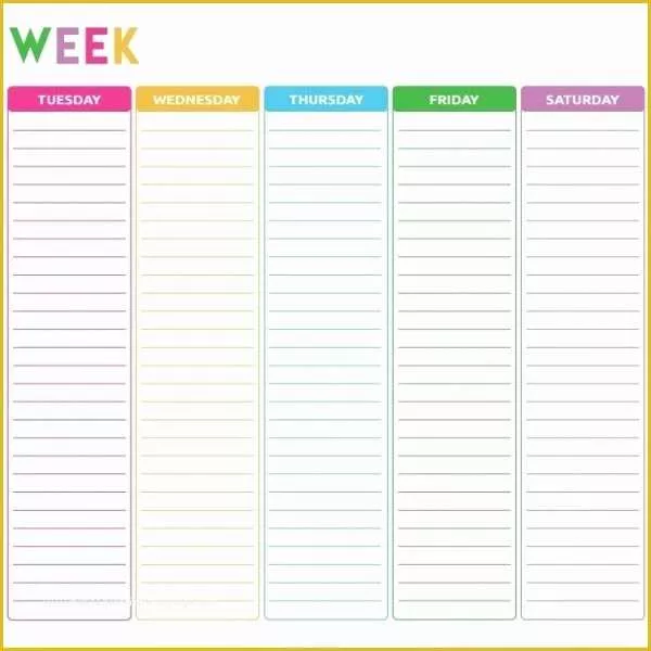 Monthly to Do List Template Free Of Cute Weekly to Do List