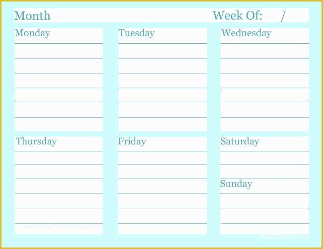 Monthly to Do List Template Free Of Free Weekly to Do List Printable Archives