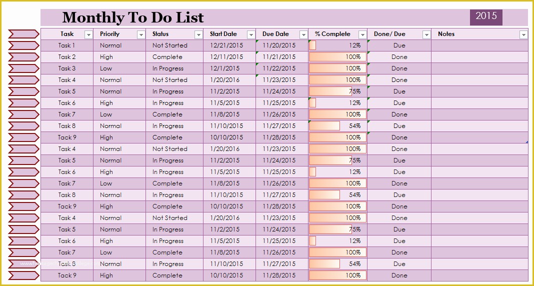 Monthly to Do List Template Free Of Monthly Calendar to Do List Template