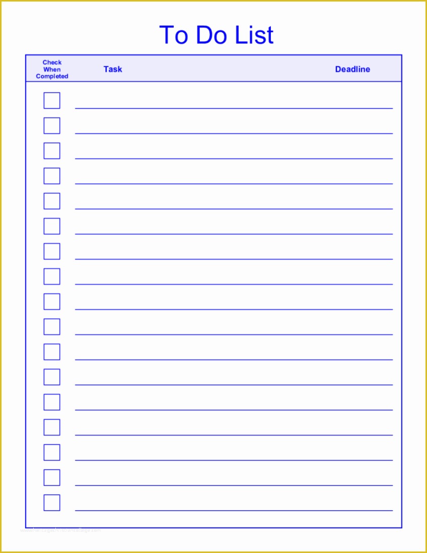 Monthly To Do List Template Free Of To Do List Template 13 Free Word 