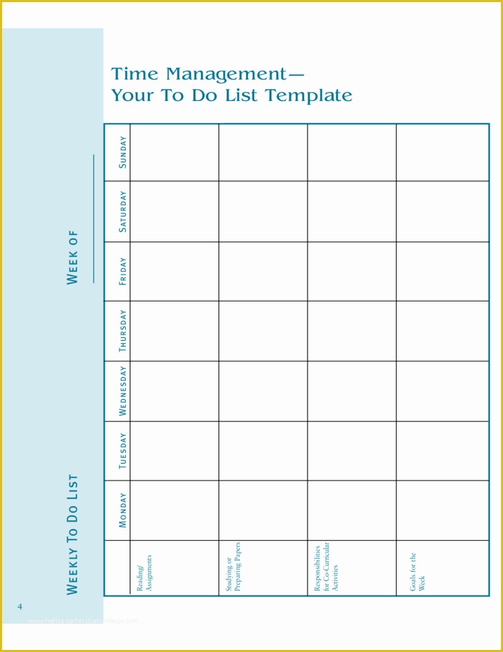 Monthly to Do List Template Free Of Weekly to Do List Template Free Download