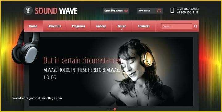 Most Popular Free Website Templates Of Free Radio Station Web Templates HTML Most Popular Blog