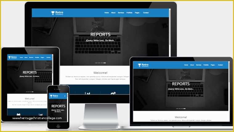 Most Popular Free Website Templates Of Most Popular Consulting Website Template