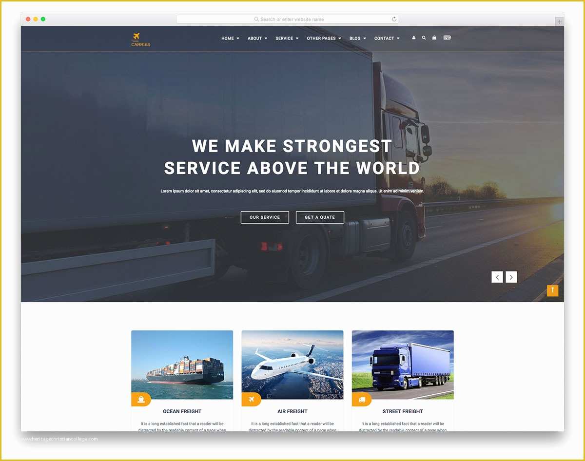 Most Popular Free Website Templates Of Most Popular Free Transportation Website Templates 2019